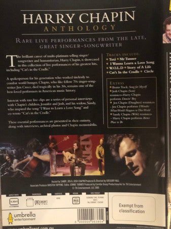 Harry Chapin : Anthology (DVD-V, Comp, PAL)