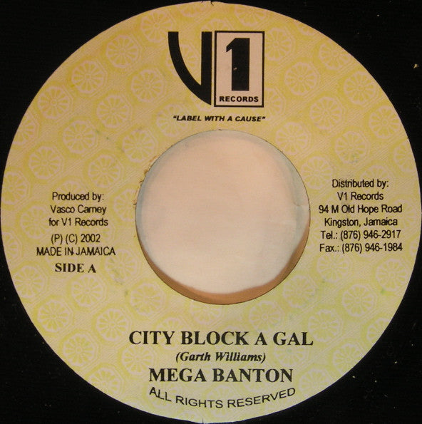 Mega Banton : City Block A Gal (7")