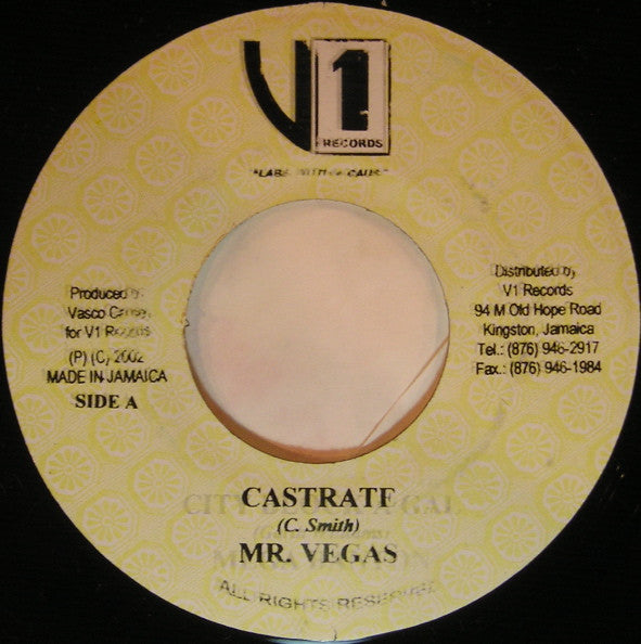 Mr. Vegas : Castrate (7")