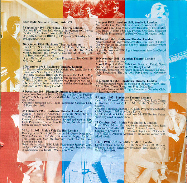 Kinks* : BBC Sessions 1964 - 1977 (2xCD, Comp, RM)