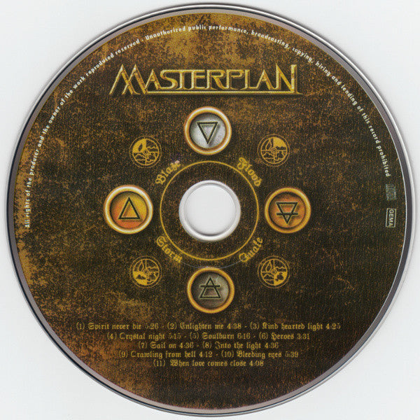Masterplan (2) : Masterplan (CD, Album + CD-ROM + Dig)