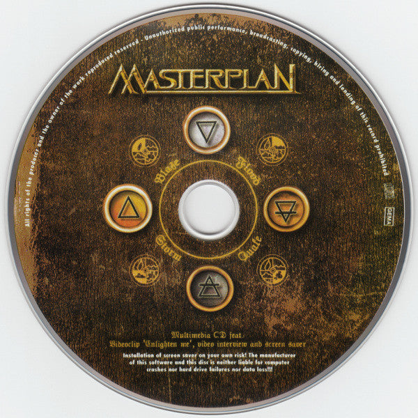 Masterplan (2) : Masterplan (CD, Album + CD-ROM + Dig)
