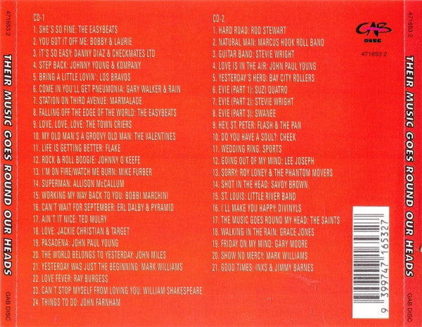 Various : Their Music Goes 'Round Our Heads (2xCD, Comp)