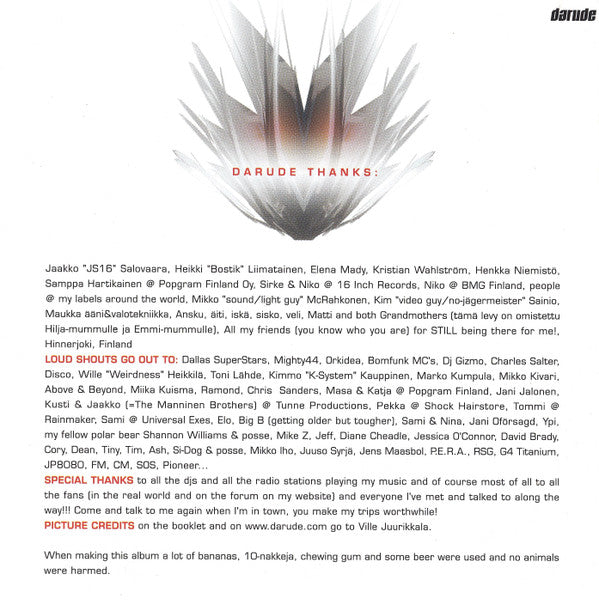 Darude : Rush (CD, Album + CD, Comp, Enh)