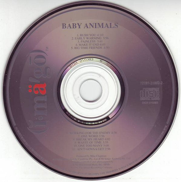 Baby Animals : Baby Animals (CD, Album)