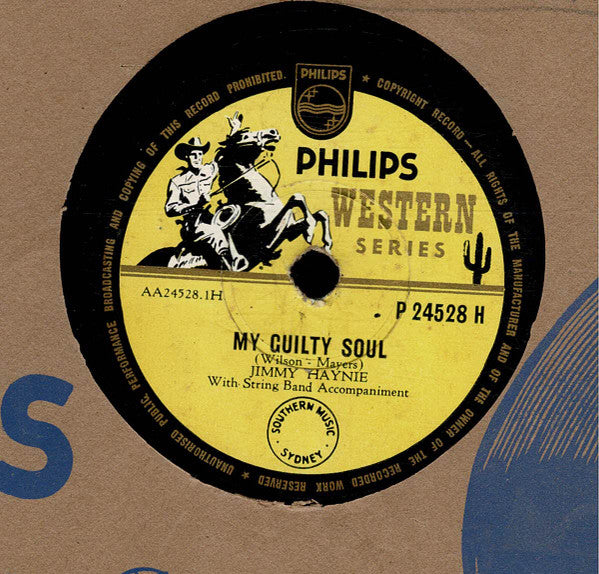 Jimmy Haynie : My Guilty Soul / Inside My Heart (Shellac, 10")