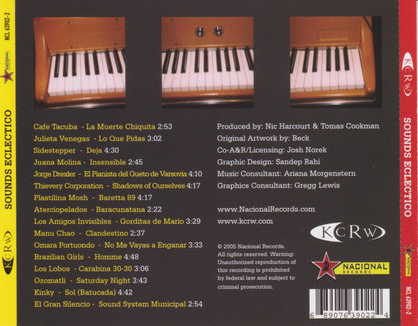 Various : KCRW Sounds Eclectico (CD)