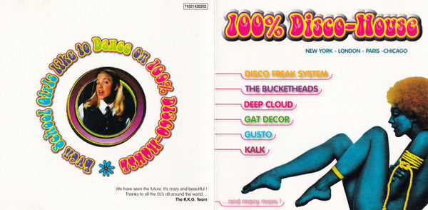 Various : 100 % Disco-House (2xCD, Comp)