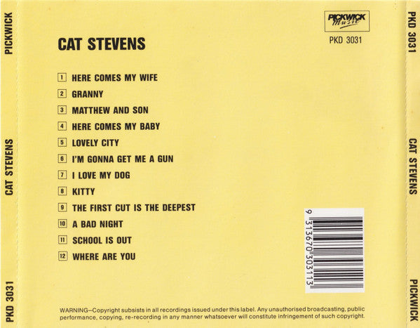 Cat Stevens : Cat Stevens (CD, Comp)