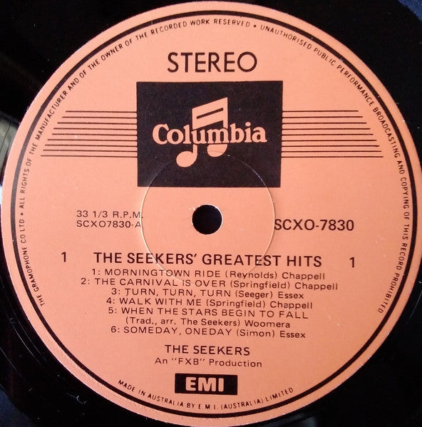 The Seekers : Greatest Hits (LP, Comp)