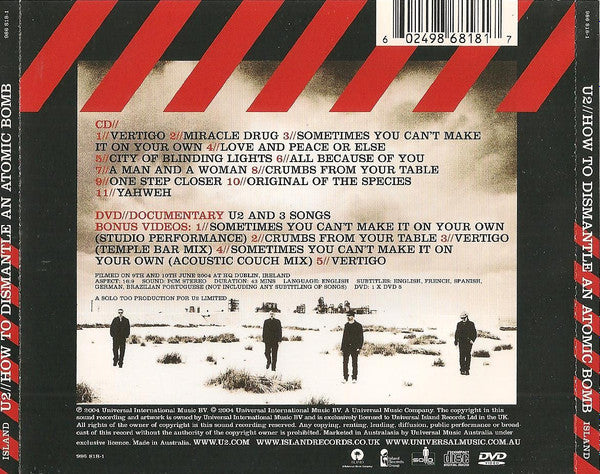 U2 : How To Dismantle An Atomic Bomb (CD, Album + DVD-V)