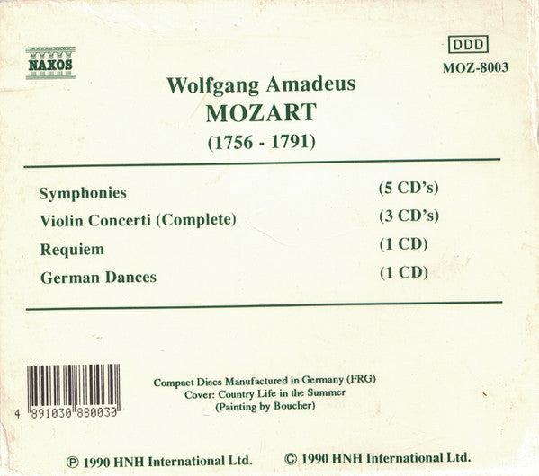 Wolfgang Amadeus Mozart : The Mozart Collection 3 (CD, Box)