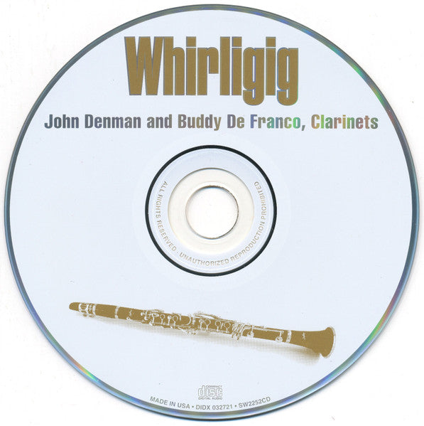 John Denman And Buddy DeFranco : Whirligig (CD, Album, RE)