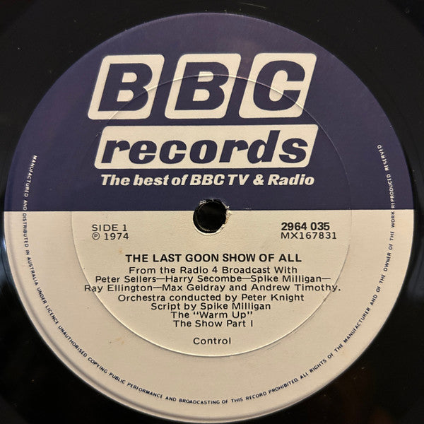 The Goons : The Last Goon Show Of All (LP, Album)