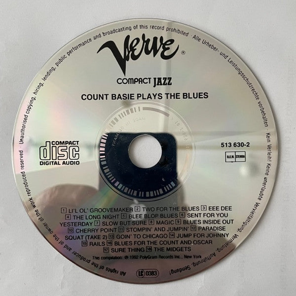 Count Basie : Count Basie Plays The Blues (CD, Comp)