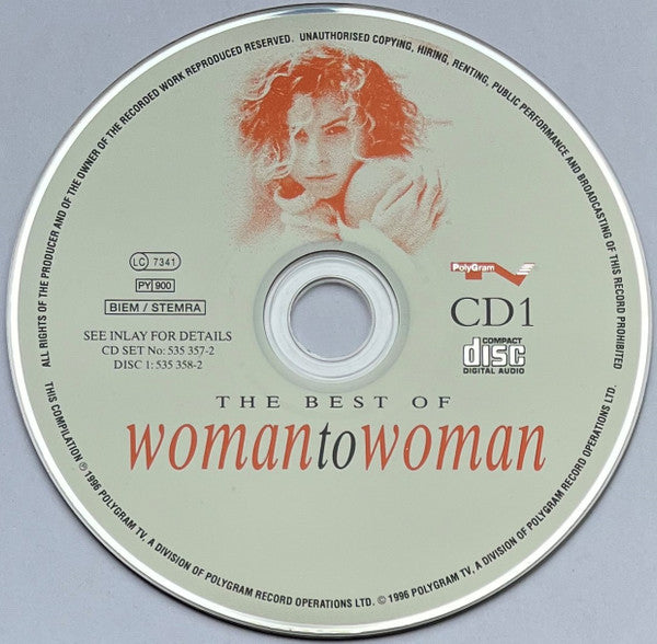 Various : The Best Of Woman To Woman (2xCD, Comp)