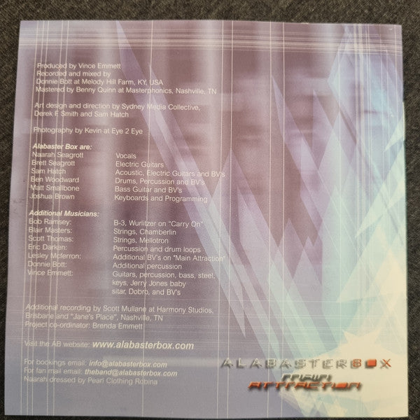 Alabaster Box (2) : Main Attraction (CD, Album)