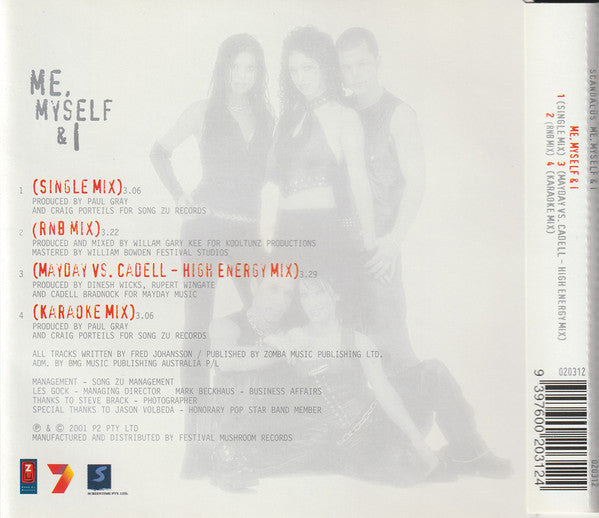Scandal'Us : Me, Myself & I (CD, Single)