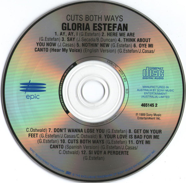 Gloria Estefan : Cuts Both Ways (CD, Album, RE)