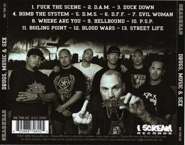 Skarhead : Drugs, Music & Sex (CD, Album)