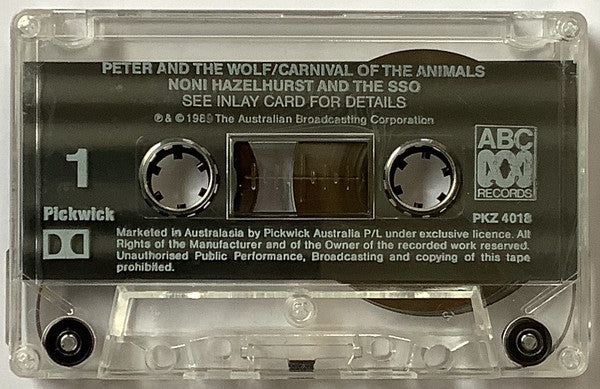 Noni Hazlehurst And The Sydney Symphony Orchestra : Peter And The Wolf / Carnival Of The Animals (Cass, Album)