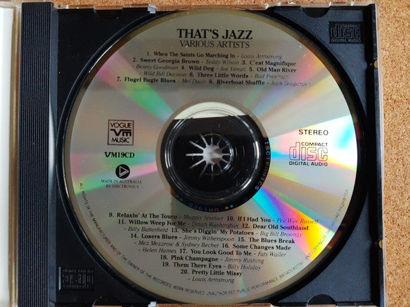 Various : That's Jazz (CD, Comp)