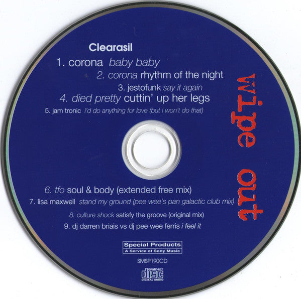 Various : Clearasil - Wipe Out (CD, Comp, Promo)