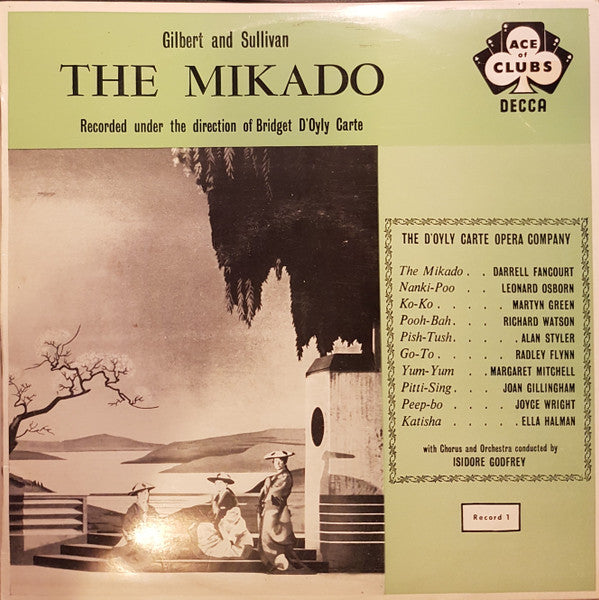 Gilbert & Sullivan - D'Oyly Carte Opera Company, D'Oyly Carte Opera Company, Isidore Godfrey : The Mikado (2xLP, Mono)