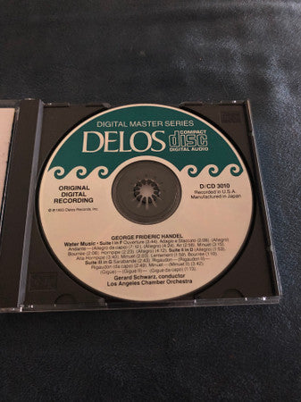 Georg Friedrich Händel - The Los Angeles Chamber Orchestra, Gerard Schwarz : Water Music (Complete) (CD, Album)