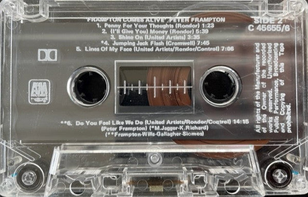 Peter Frampton : Frampton Comes Alive! (Cass, Album, RE, Dol)