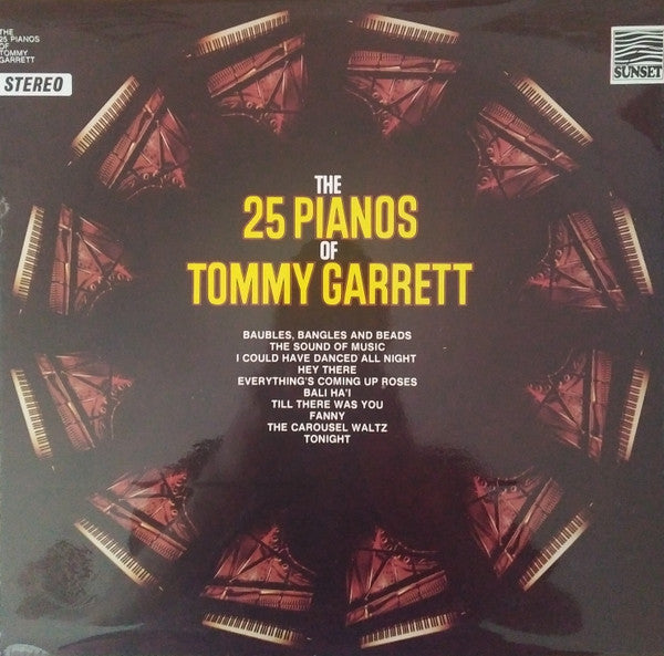 The 25 Pianos Of Tommy Garrett : The 25 Pianos Of Tommy Garrett (LP, RE)