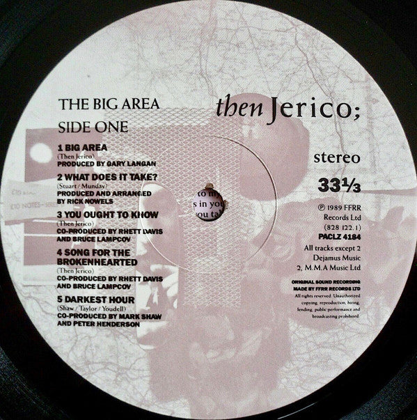 Then Jerico : The Big Area (LP, Album)