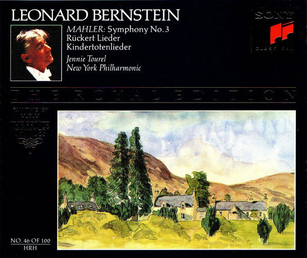 Gustav Mahler, New York Philharmonic, Leonard Bernstein, Jennie Tourel : Symphony No. 3 / Rückert Lieder / Kindertotenlieder (2xCD, Comp)
