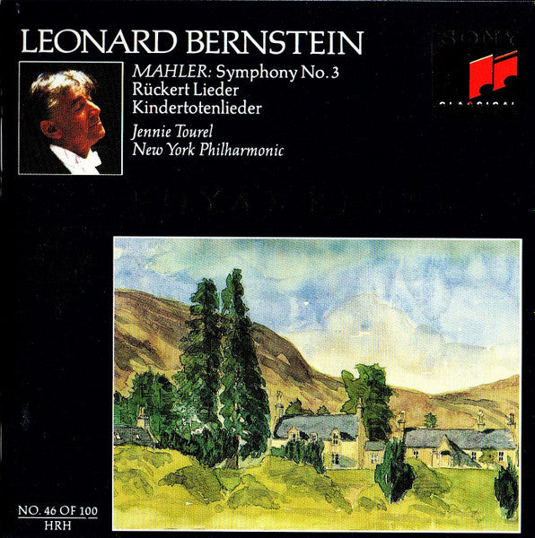 Gustav Mahler, New York Philharmonic, Leonard Bernstein, Jennie Tourel : Symphony No. 3 / Rückert Lieder / Kindertotenlieder (2xCD, Comp)