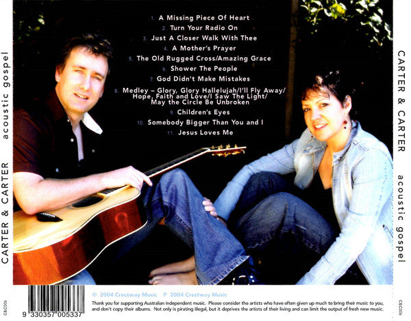 Carter & Carter : Acoustic Gospel (CD, Album)
