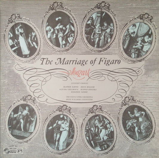 Mozart*, The Vienna Opera Orchestra* · Heinz Wallberg : The Marriage Of Figaro (Concert Version) (LP)