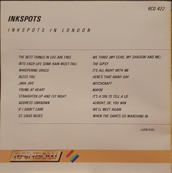 Inkspots : Inkspots In London (CD)