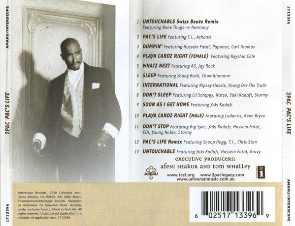 2Pac : Pac's Life (CD, Album)