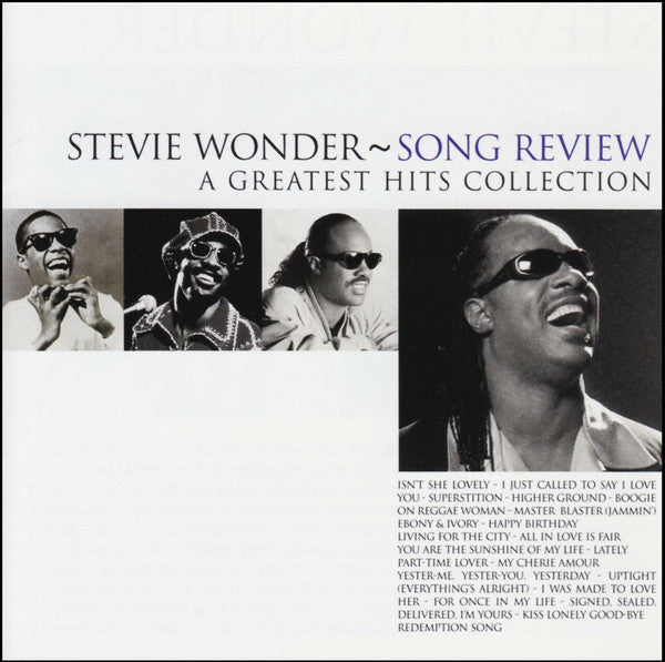 Stevie Wonder : Song Review (A Greatest Hits Collection) (CD, Comp, RE, Son)