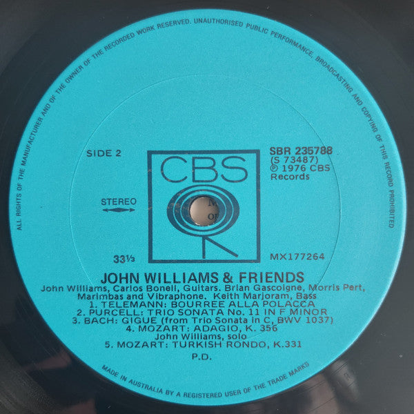 John Williams (7) : John Williams And Friends (LP, Album)