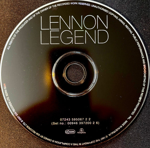 John Lennon : Lennon Legend (The Very Best Of John Lennon) (CD, Album, Comp, Ltd, RE + DVD-V, Ltd, PAL)