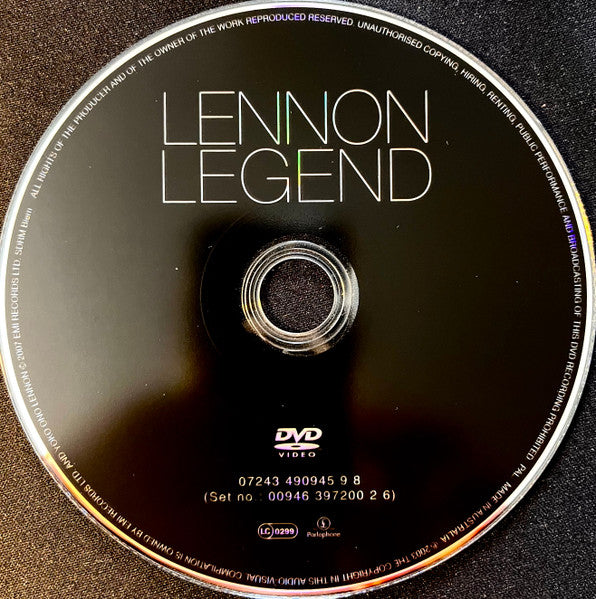 John Lennon : Lennon Legend (The Very Best Of John Lennon) (CD, Album, Comp, Ltd, RE + DVD-V, Ltd, PAL)