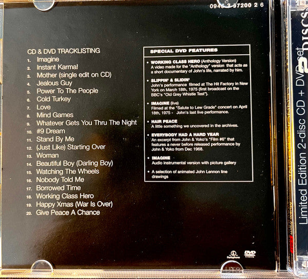 John Lennon : Lennon Legend (The Very Best Of John Lennon) (CD, Album, Comp, Ltd, RE + DVD-V, Ltd, PAL)