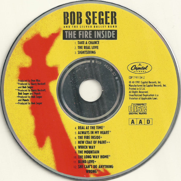 Bob Seger And The Silver Bullet Band : The Fire Inside (CD, Album)