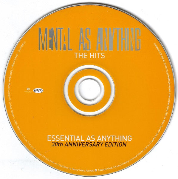 Mental As Anything : Essential As Anything - 30th Anniversary Edition (CD, Comp, RM + DVD-V, Comp, PAL)