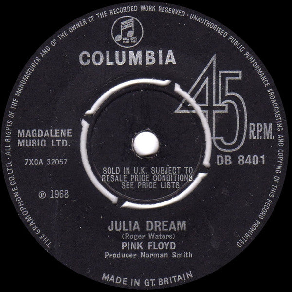 Pink Floyd : It Would Be So Nice (7", Single)