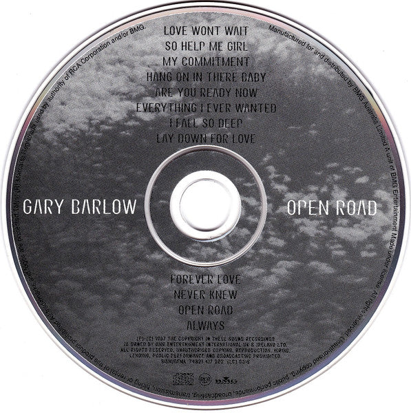 Gary Barlow : Open Road (CD, Album)