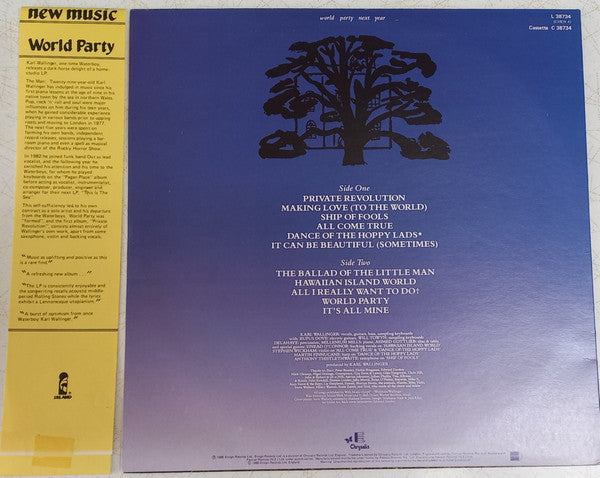 World Party : Private Revolution (LP, Album, Obi)