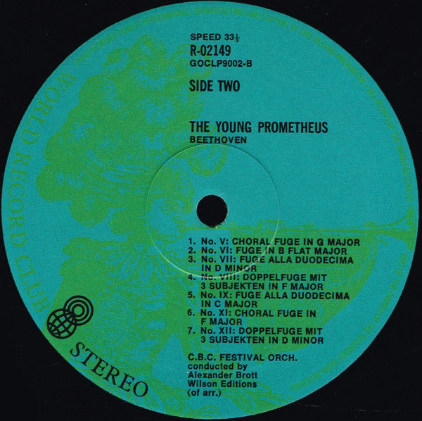 Ludwig van Beethoven : The Young Prometheus (LP)