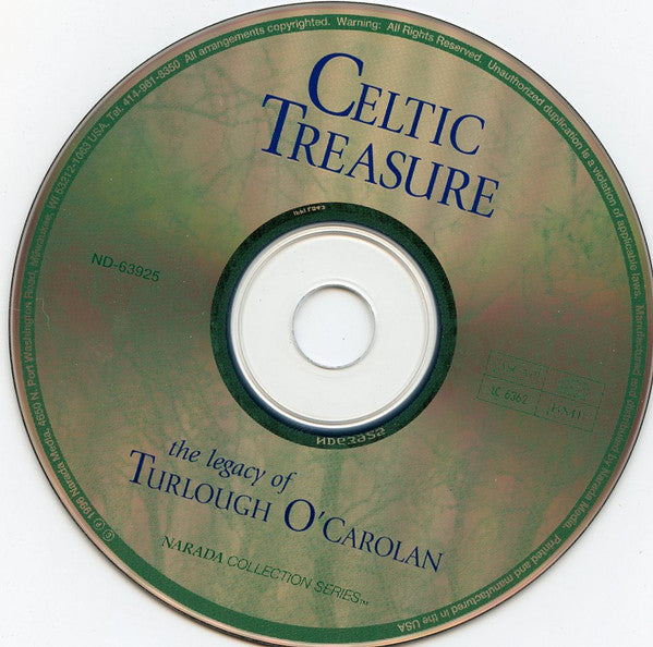 Various : Celtic Treasure (The Legacy Of Turlough O'Carolan) (CD, Comp)